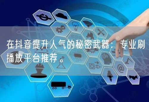 在抖音提升人气的秘密武器:专业刷播放平台推荐。