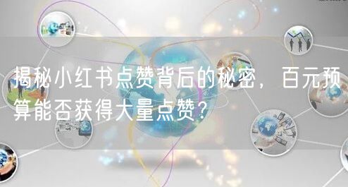 揭秘小红书点赞背后的秘密，百元预算能否获得大量点赞？