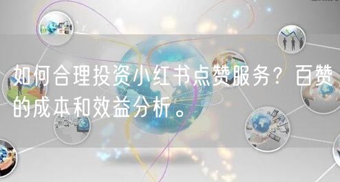 如何合理投资小红书点赞服务？百赞的成本和效益分析。