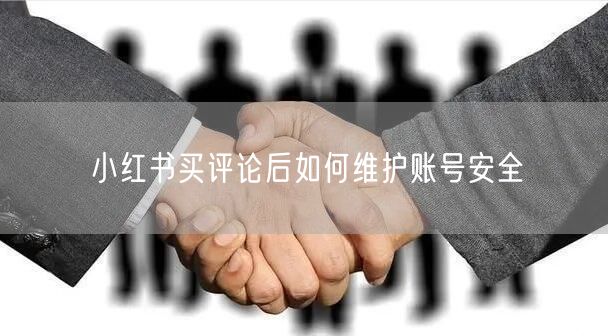 小红书买评论后如何维护账号安全