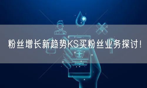 粉丝增长新趋势KS买粉丝业务探讨!