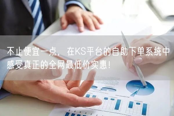 不止便宜一点,在KS平台的自助下单系统中感受真正的全网最低价实惠!